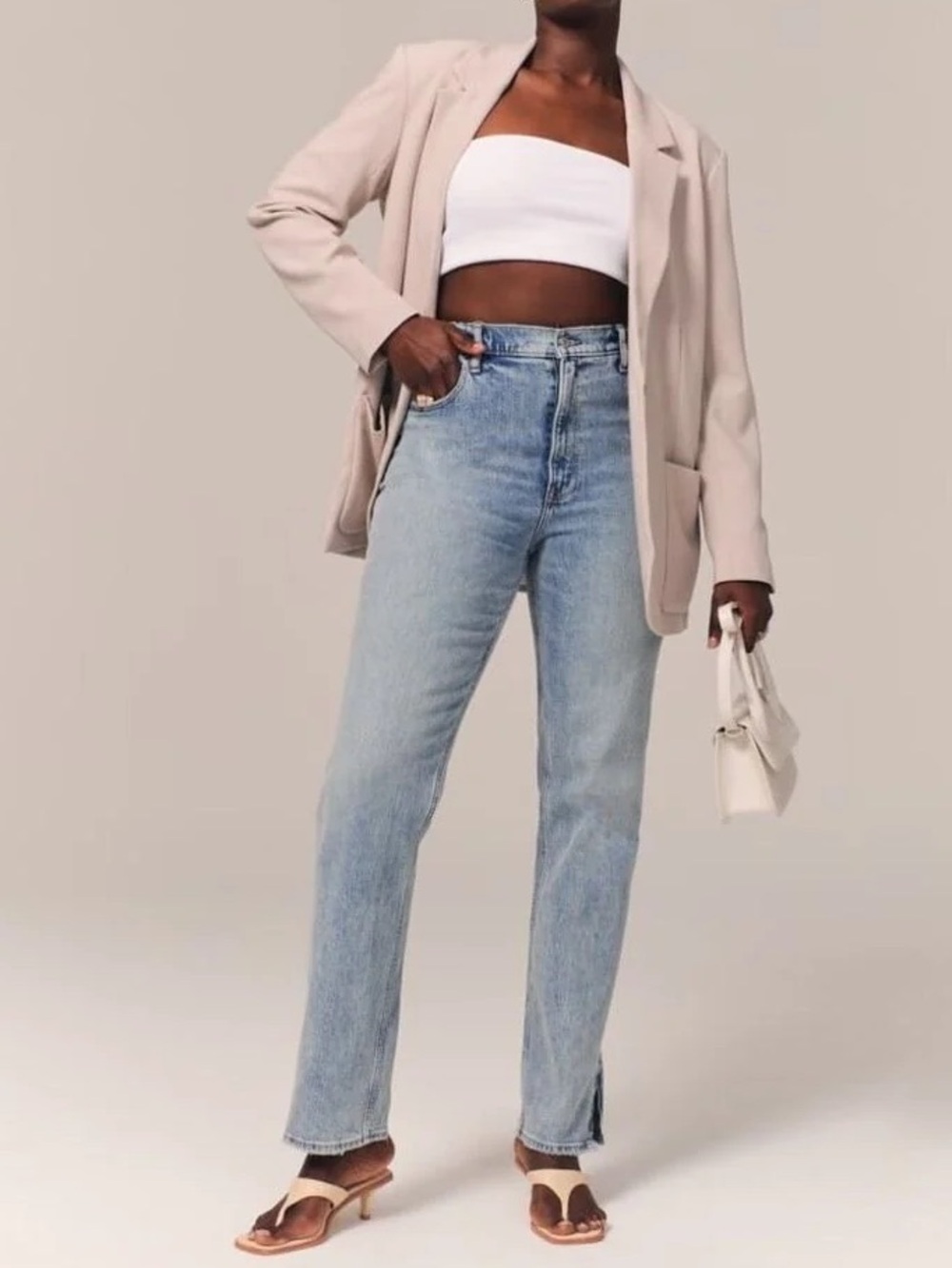 Abercrombie & Fitch Size 30 Short Curve Love The 90's Ultra High Rise Jeans